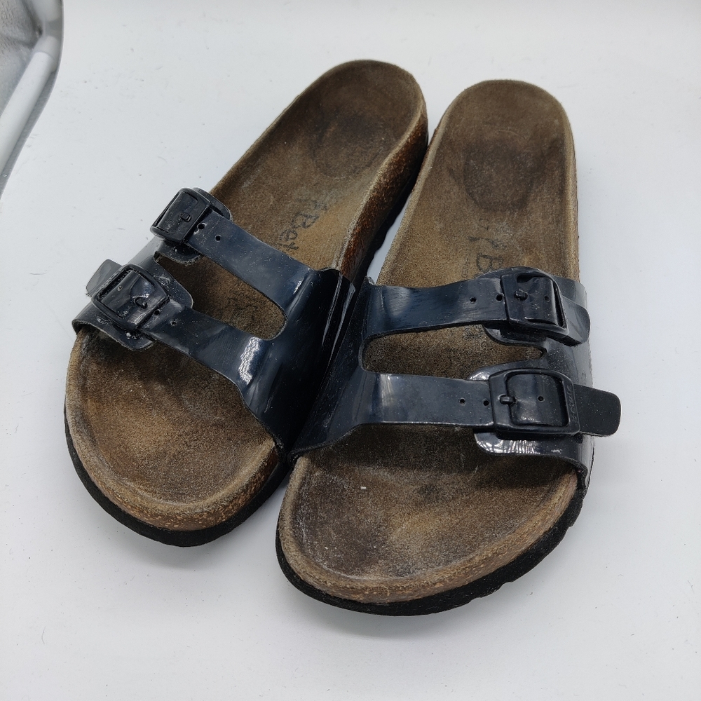 3/$30 SALE - Betula Birkenstock Black Patent sz 38 N